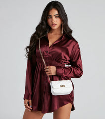 Style Staple Quilted Faux Leather Crossbody Bag