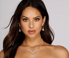 Teardrop Rhinestone Set