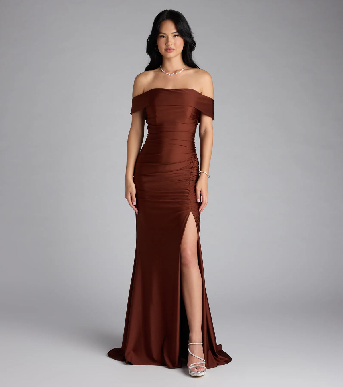 Alicia Off-The-Shoulder Mermaid Formal Dress