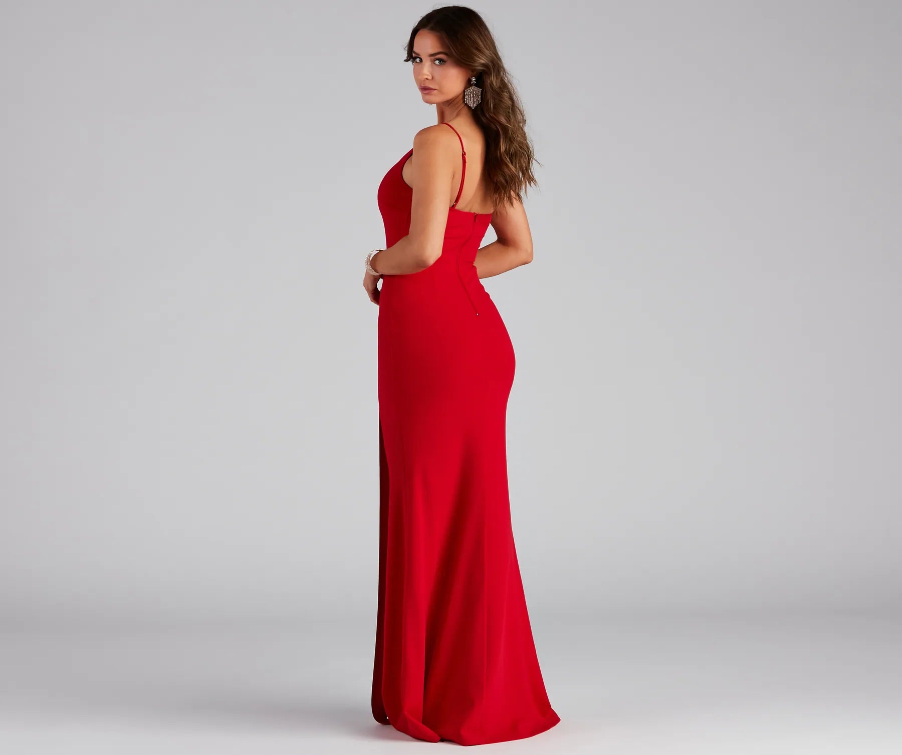 Fiona Formal One-Shoulder High Slit Dress