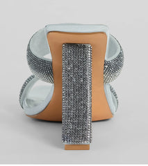 Shine In The Night Ombre Rhinestone Wedges