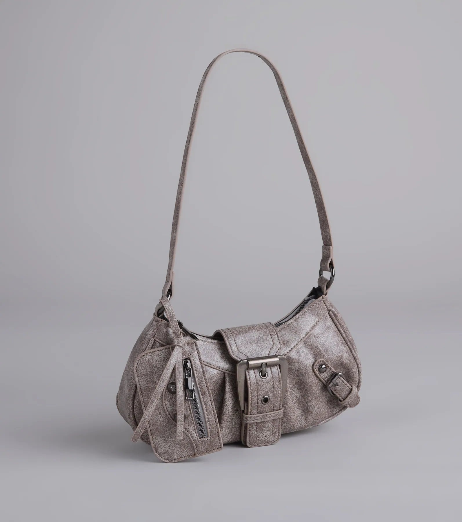 High Rating Buckle Strap Shoulder Bag