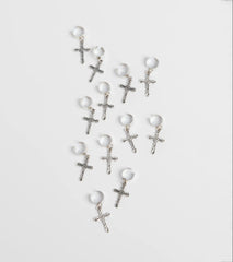 Edgy Trend Cross Hair Charm Set