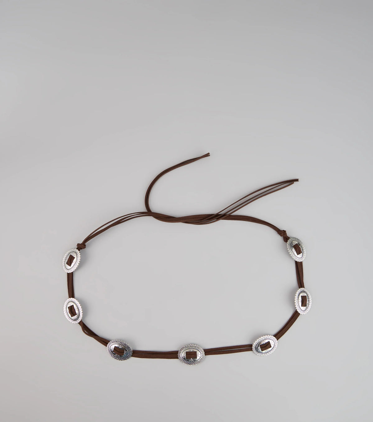 Western Glow Concho String Belt