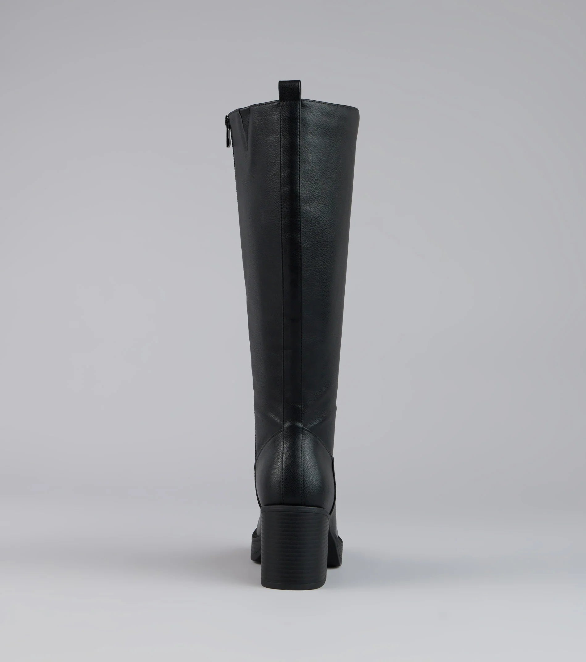 Steppin Up Block Heel Knee High Boots