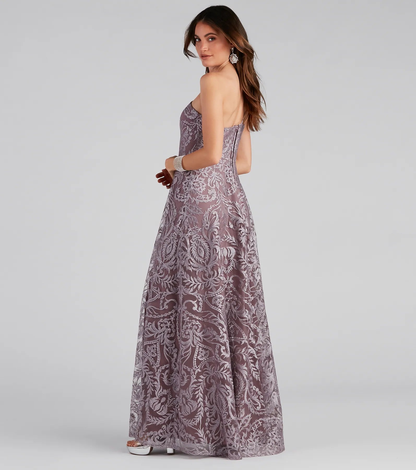 Korrie Formal Embroidered Ball Gown