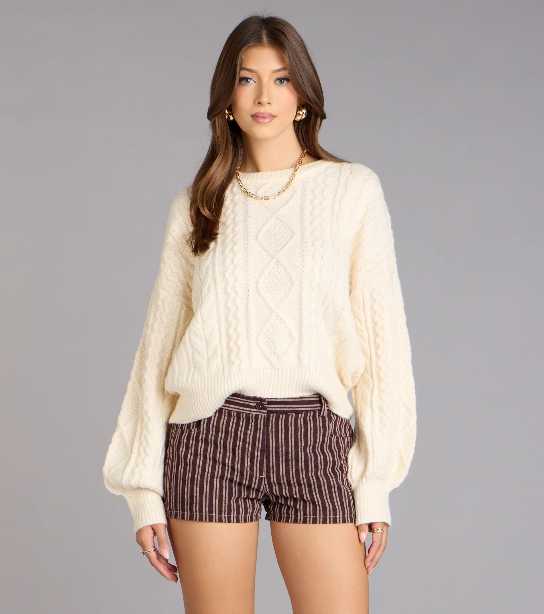 Snuggle Season Cable Knit Sweater