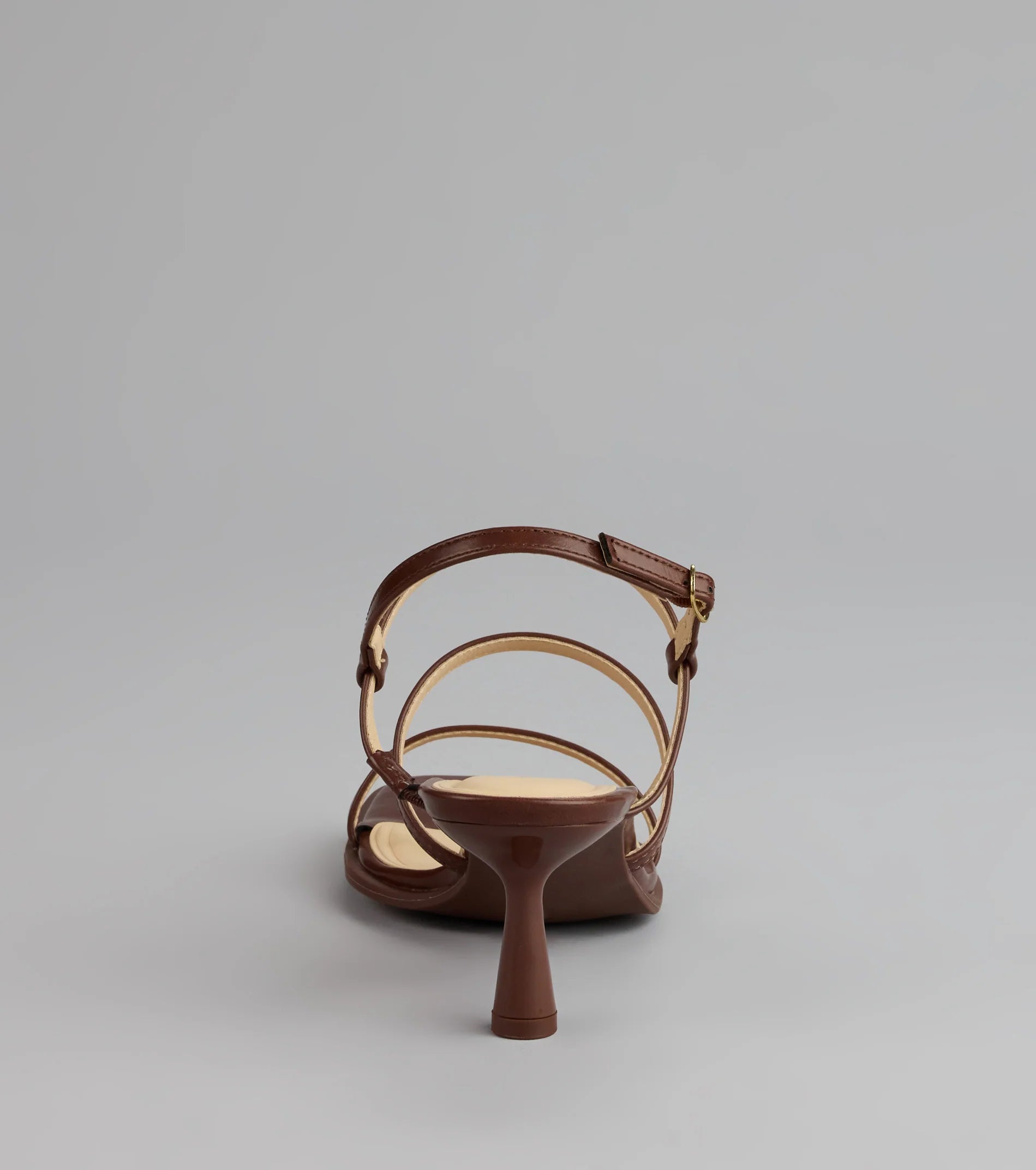 On Point Strappy Sling-Back Stiletto Heels