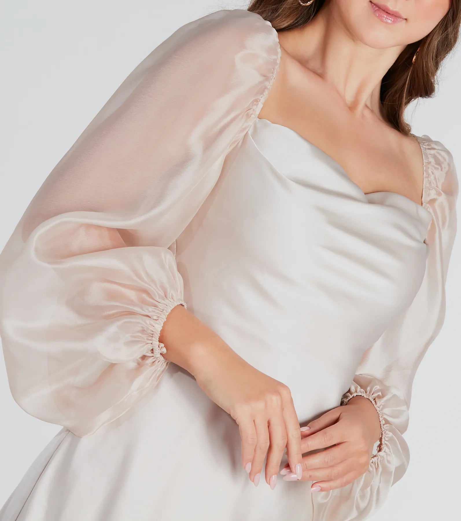 Sassy Icon Satin A-Line Mini Dress