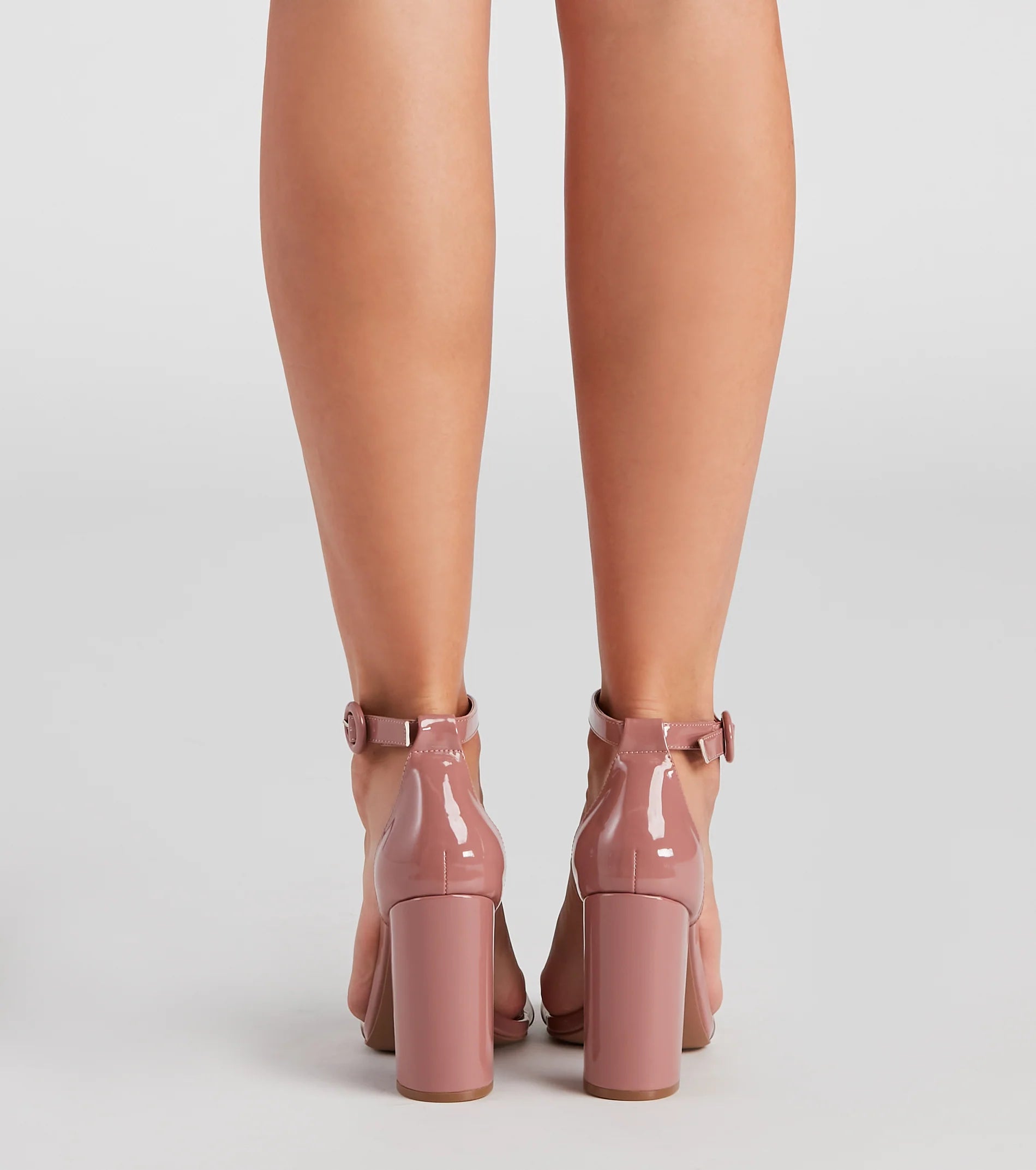 New In Town Patent Block Heels