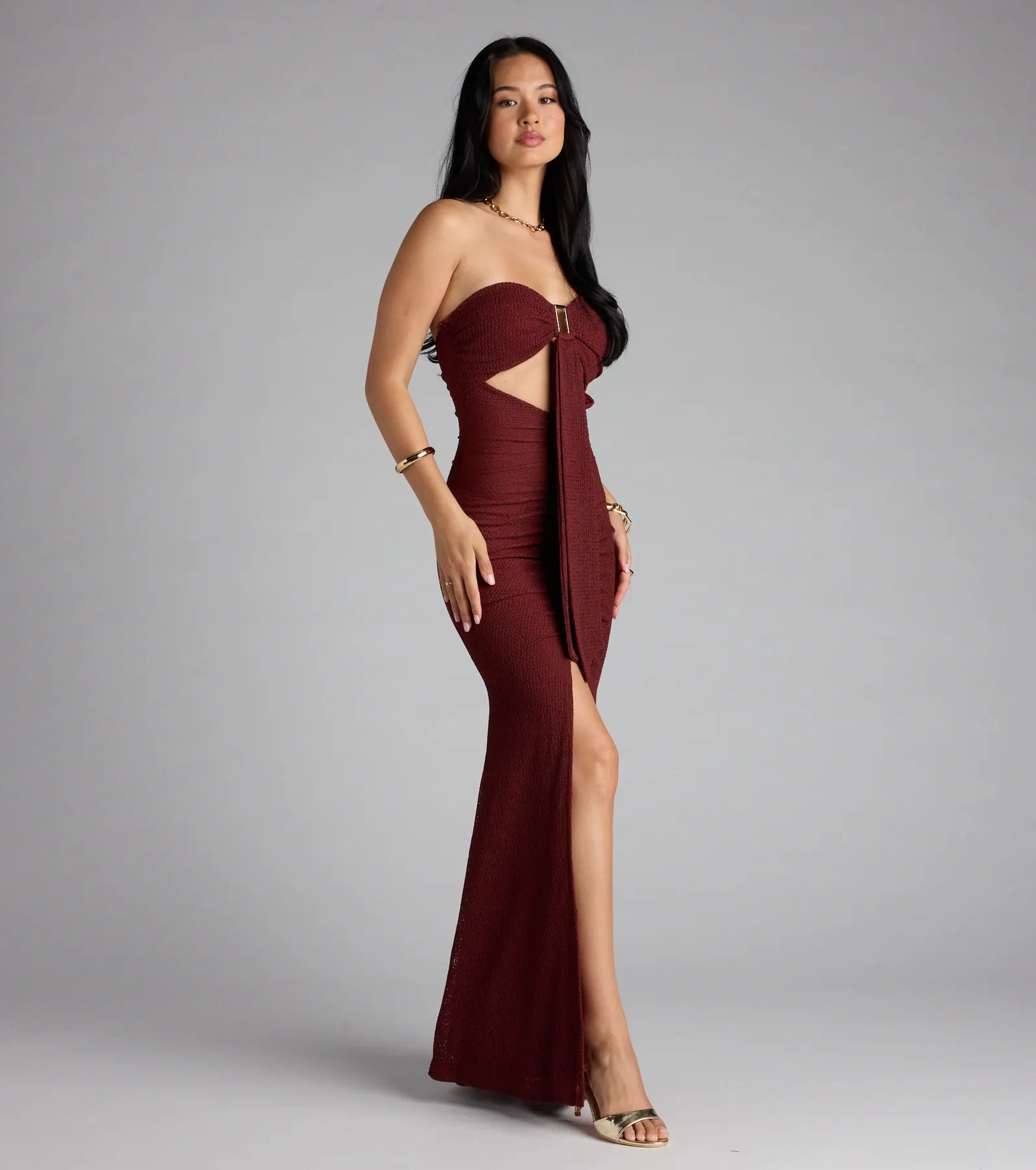 Wow Factor Cutout Maxi Dress