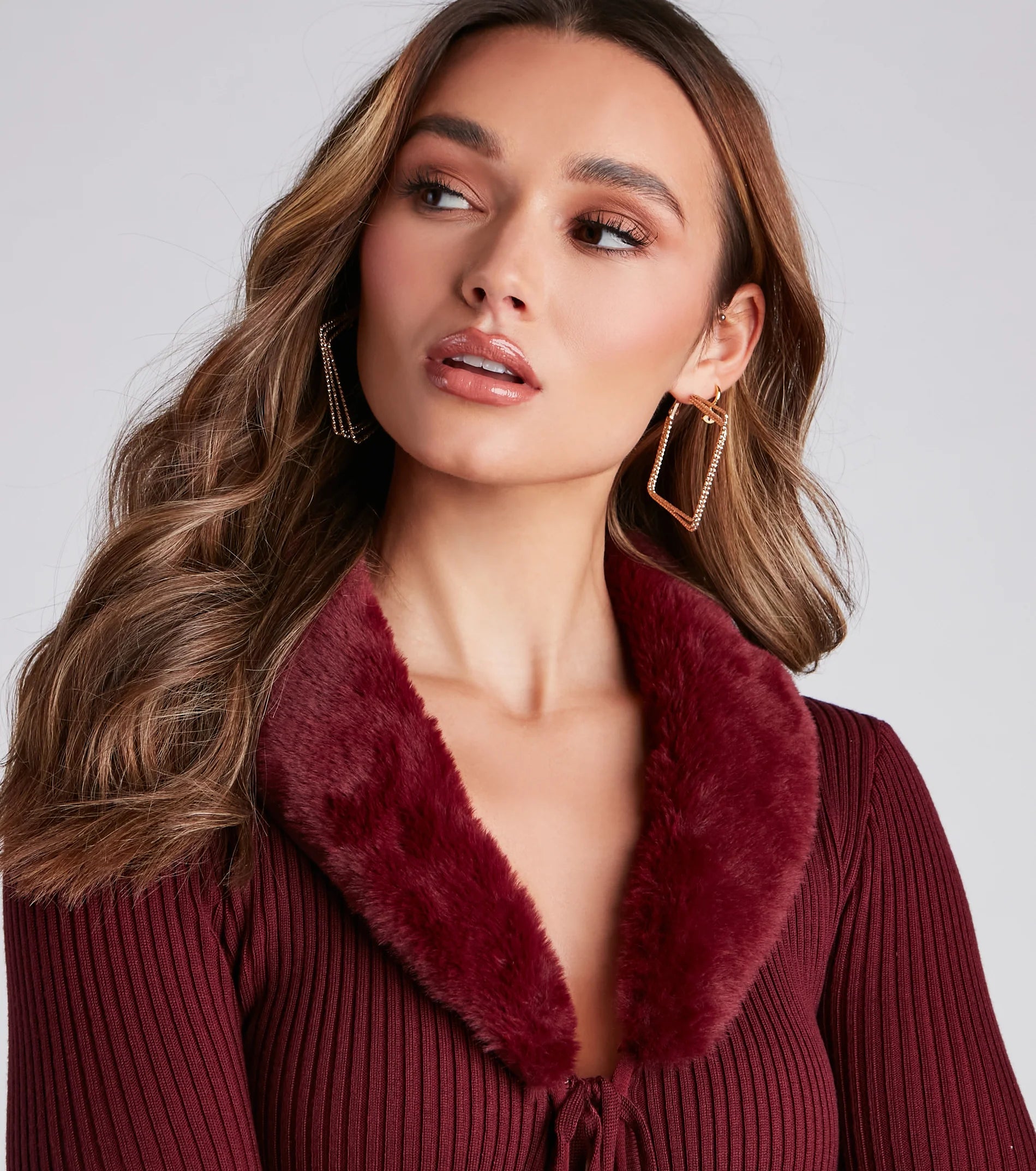 Dazed And Chic Hoop Earrings Set