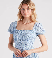 Such A Charmer Ditsy Floral Skater Dress