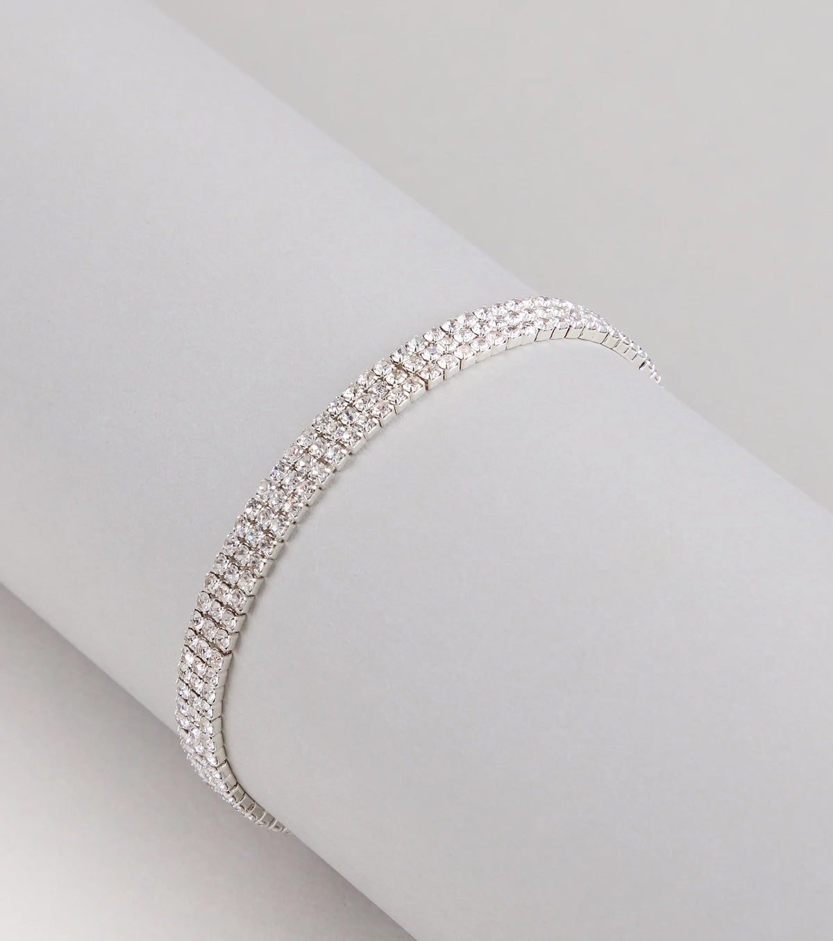 Luxe Staple Rhinestone Stretch Bracelet