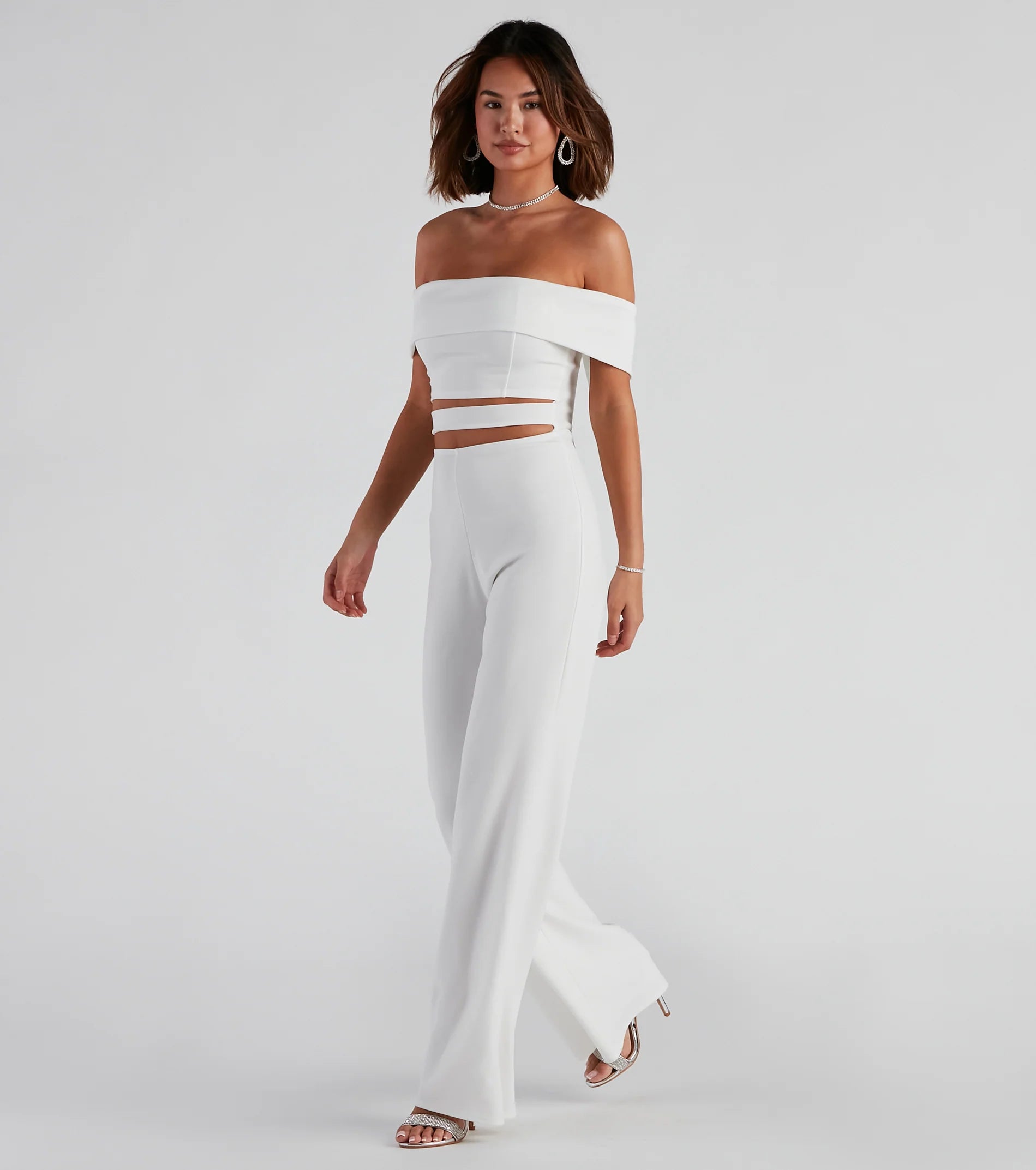 Elevated Style Off-The-Shoulder Jumpsuit