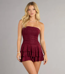 Ruffle Up Sparkle Romper