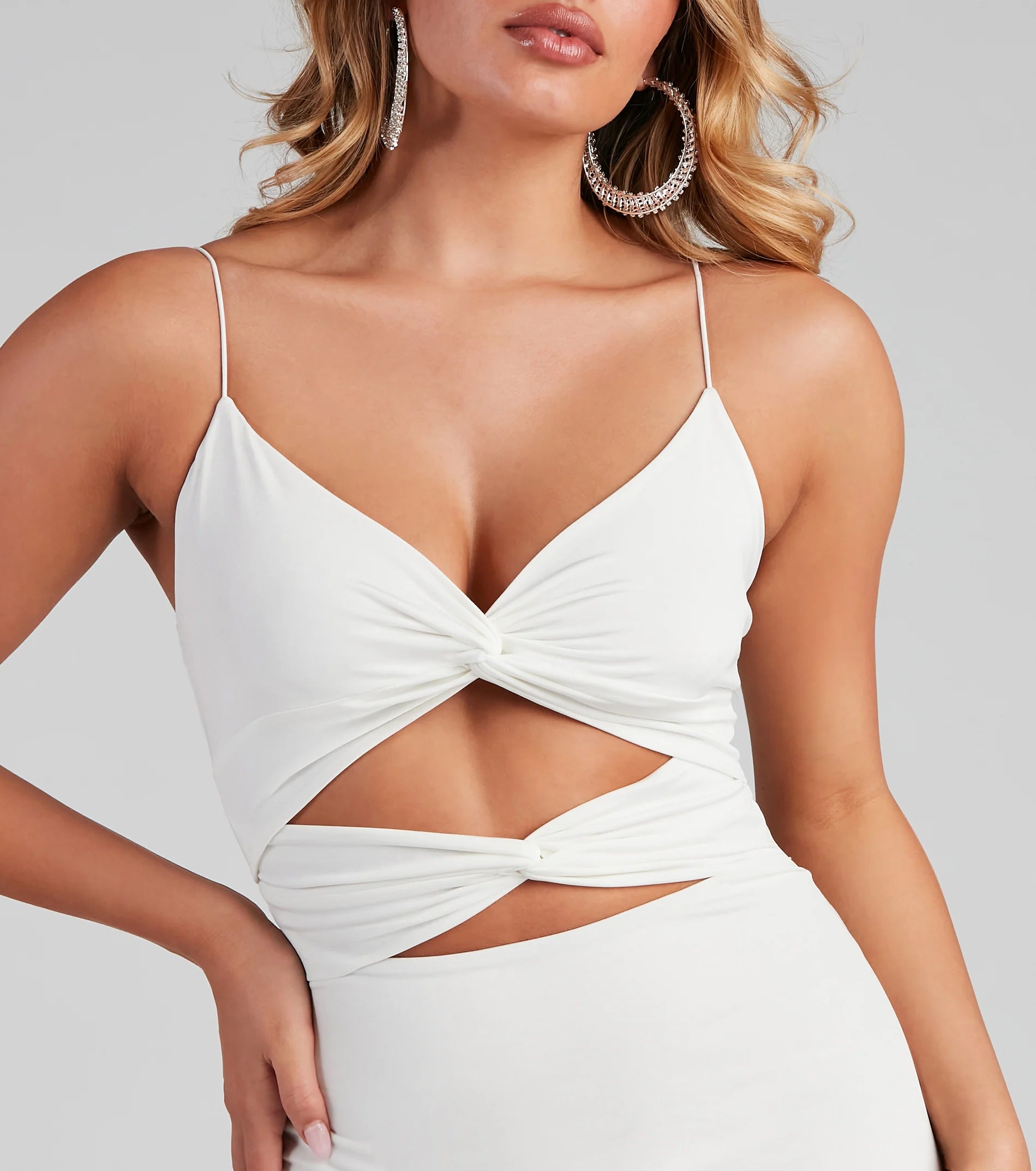 Strike A Pose Cutout Mini Dress