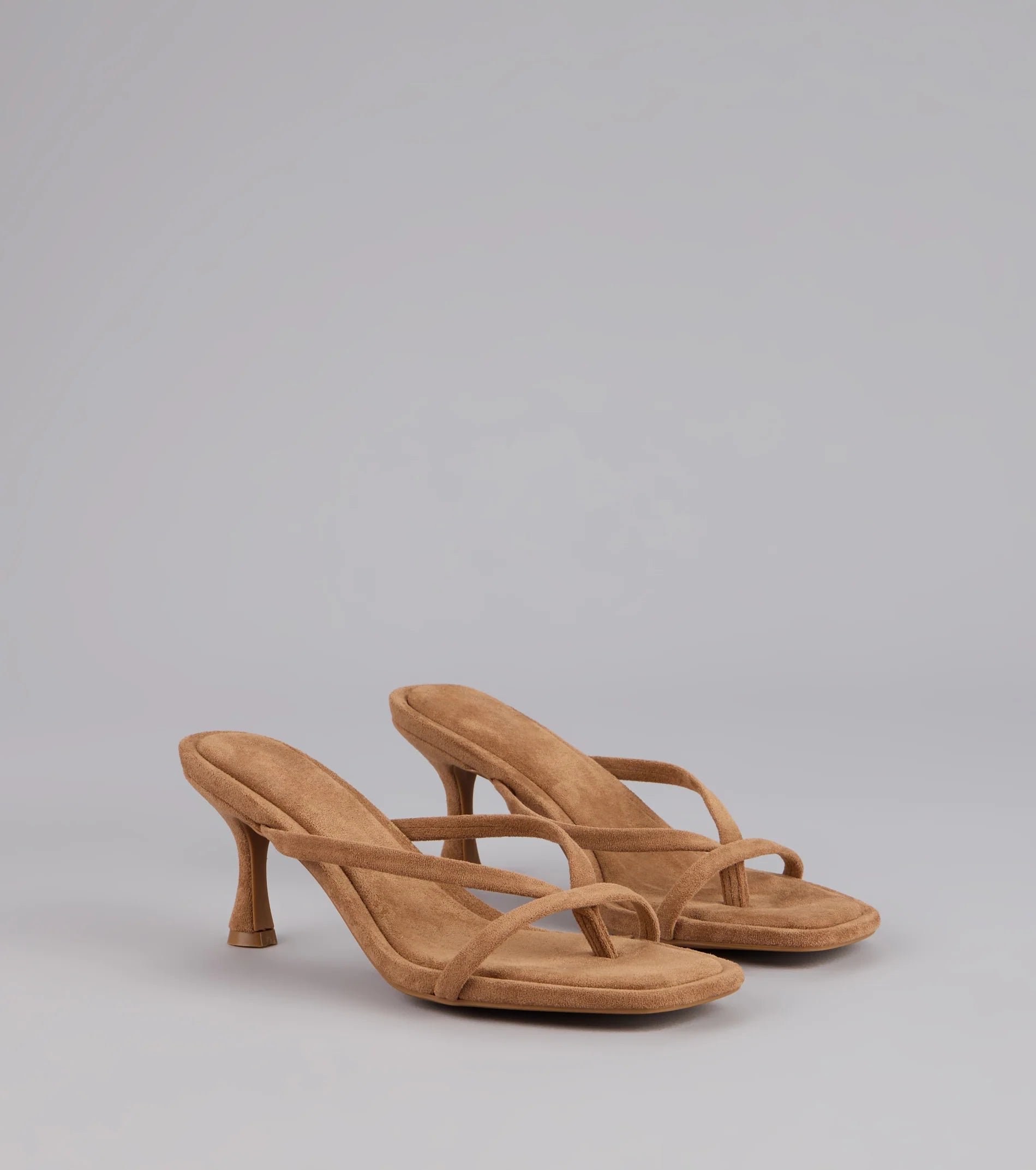 Minimal Mood Faux Suede Kitten Heels