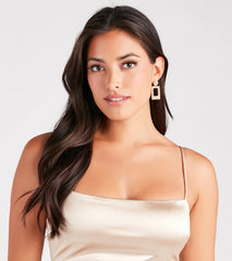 Glam Affair Small Door-Knocker Earrings