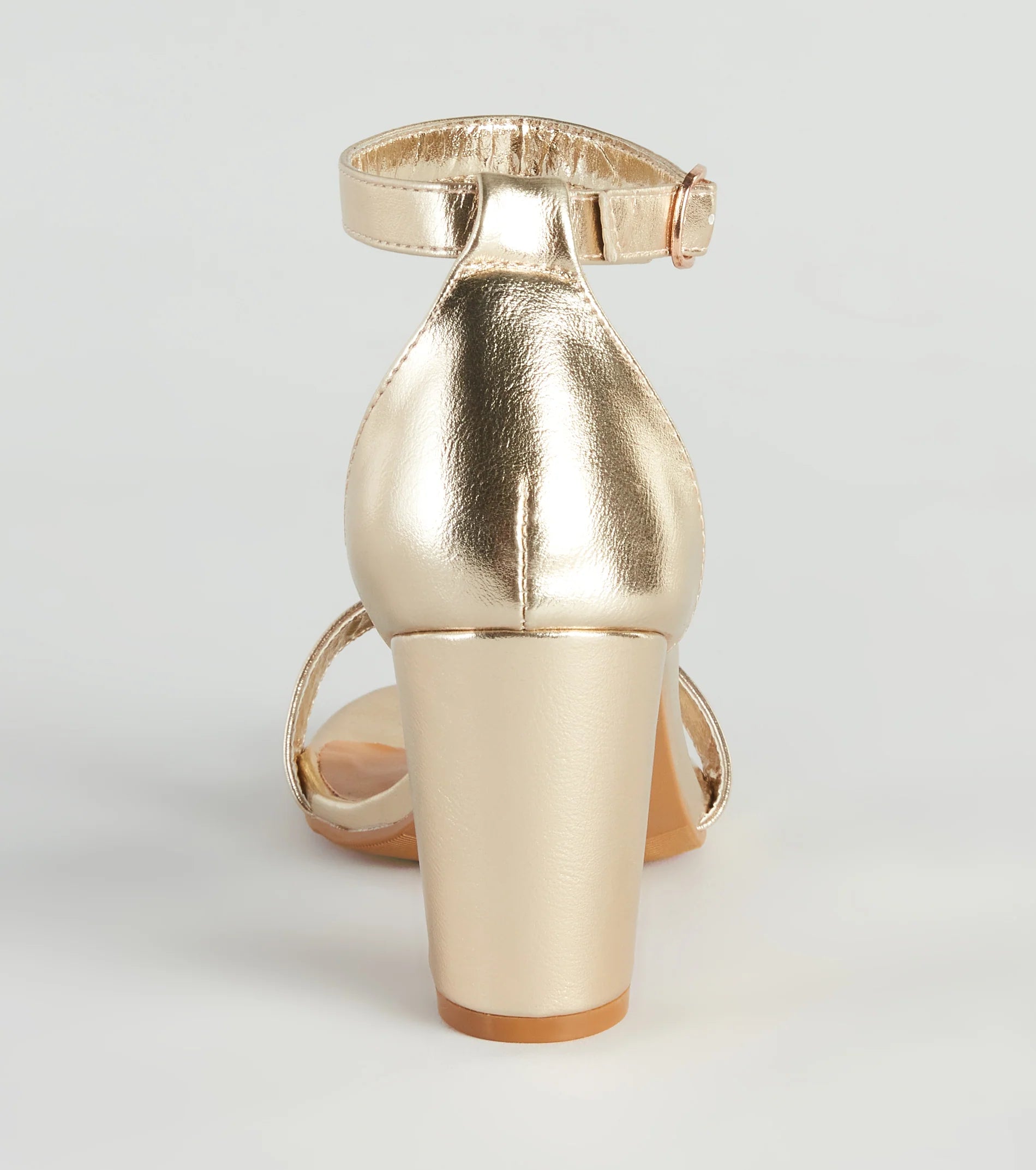 Star Struck Metallic Block Heels