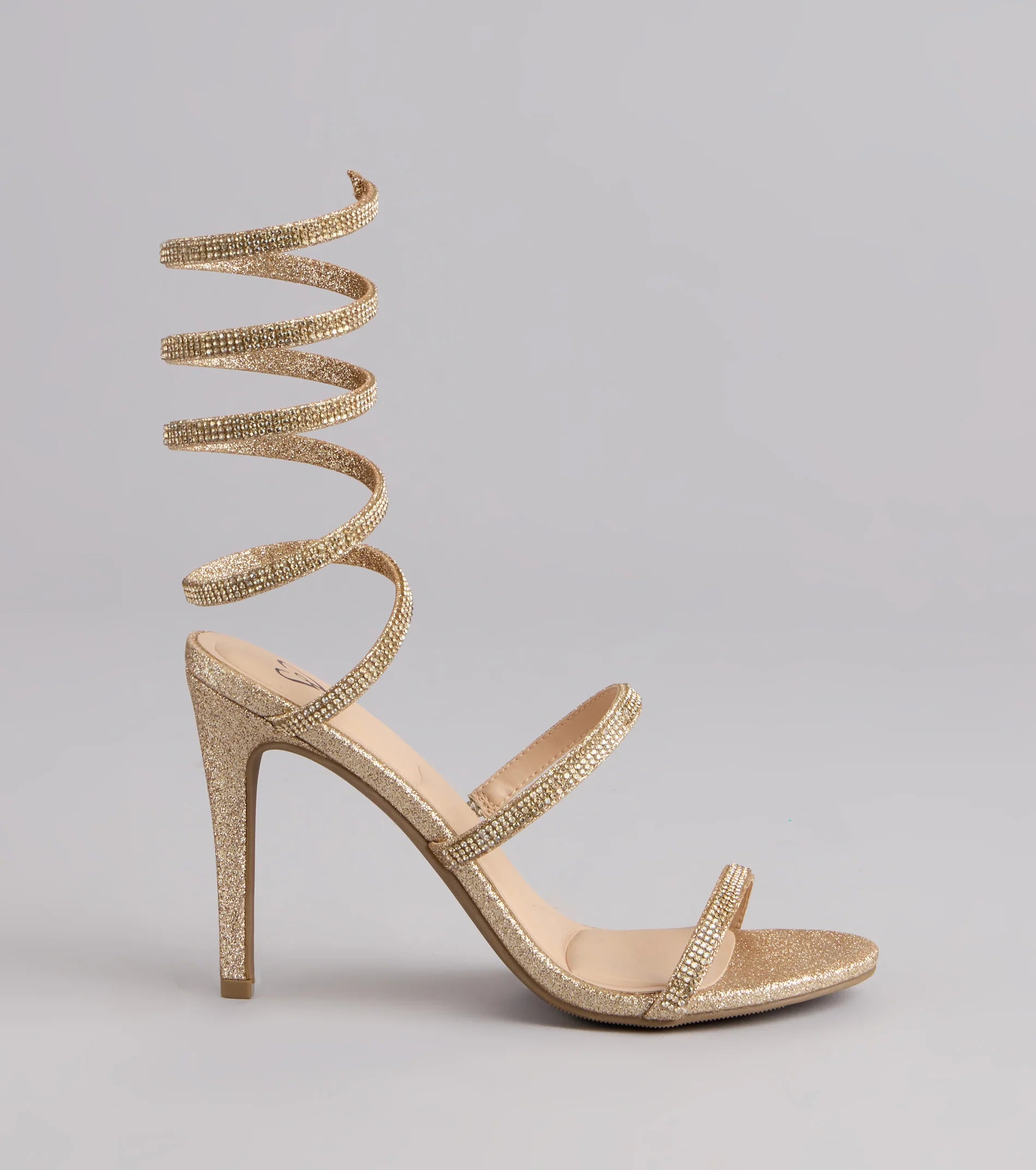 Glow Getter Rhinestone Stiletto Heels