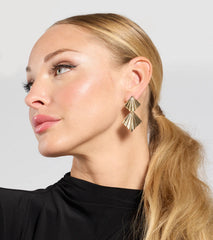 Major Fan Statement Earrings