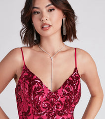 Glam And Classy CZ Lariat Necklace