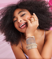 All About The Glam Rhinestone Wrap Bracelet