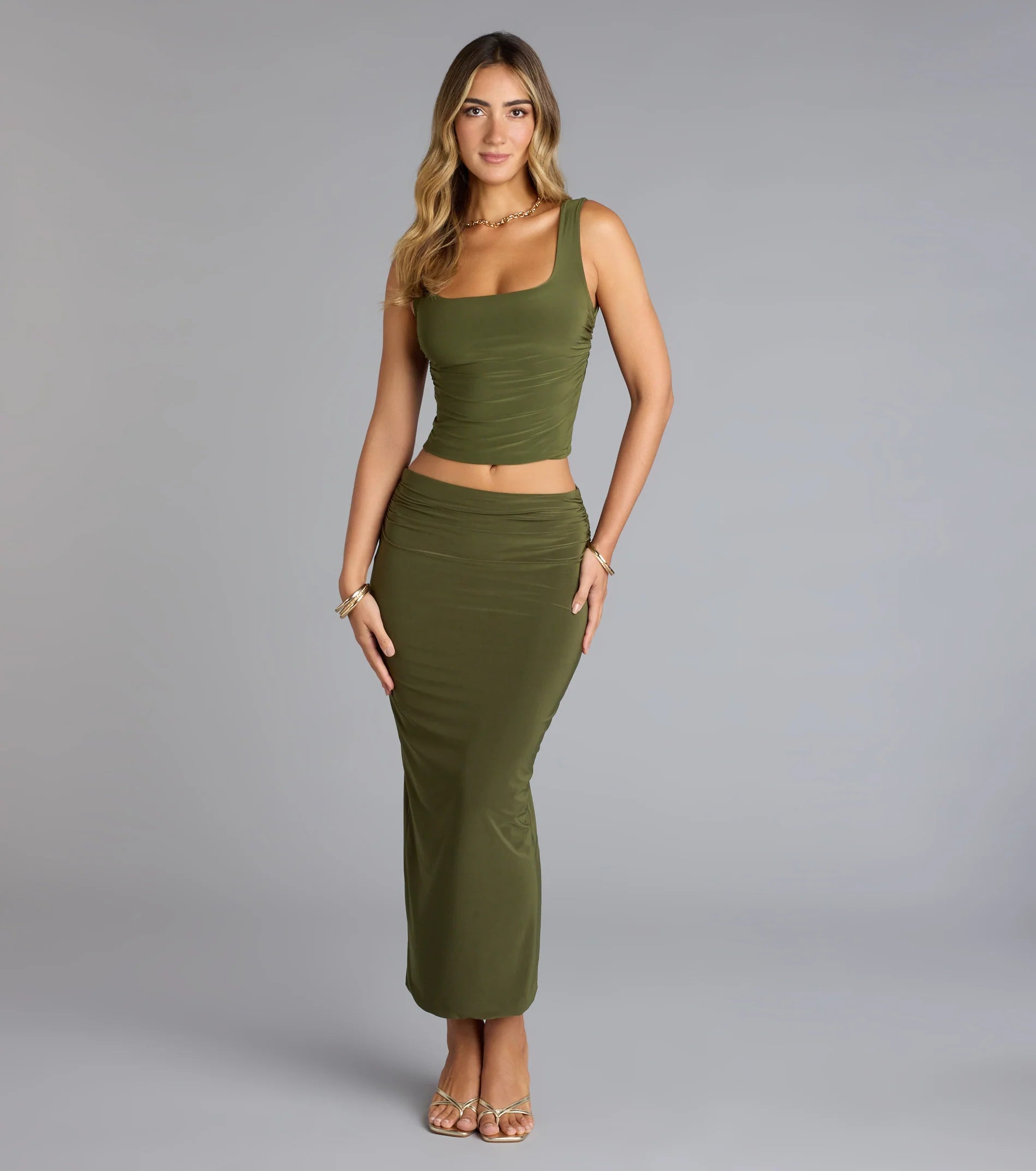 Bold Simplicity Crop Tank Top