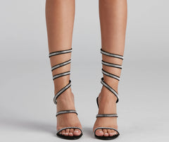 Encircled In Glam Rhinestone Stilettos