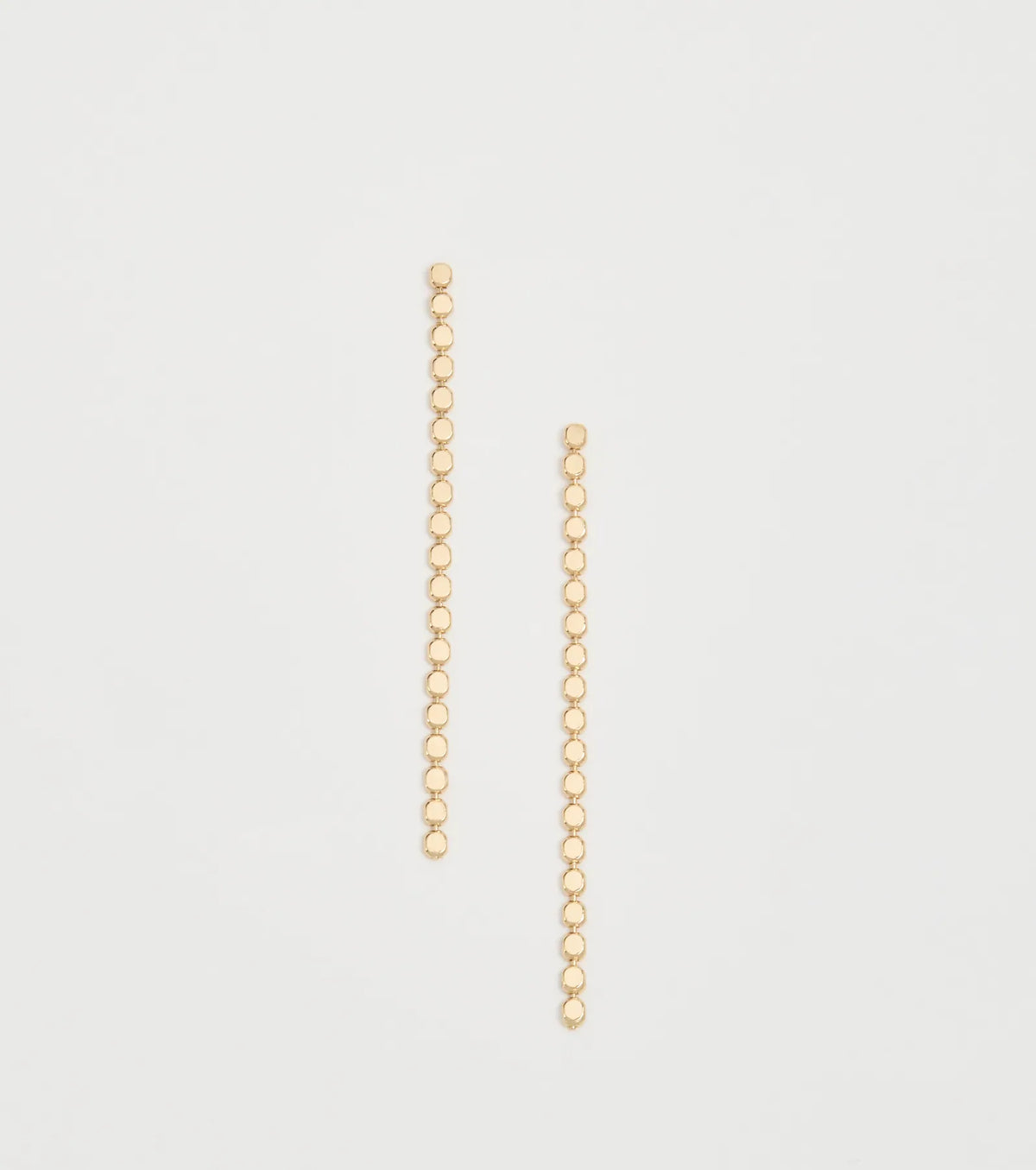 Simple Glam Long Chain Earrings