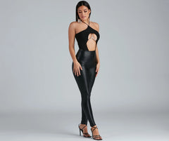 Firecracker Rhinestone Cutout Bodysuit