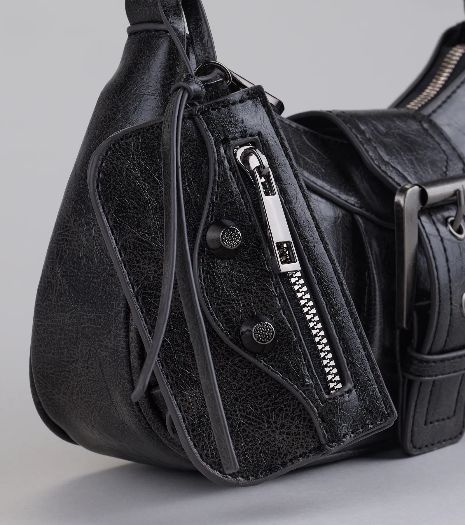 High Rating Buckle Strap Shoulder Bag