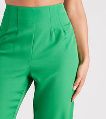 She Means Business Wide-Leg Pants