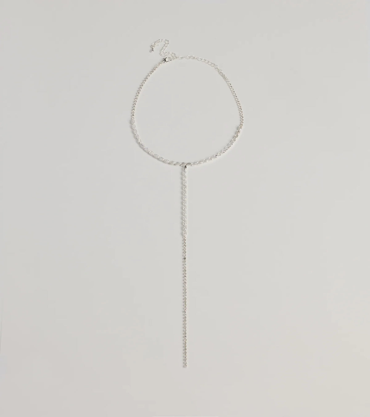 Sparkle Glam Cubic Zirconia Lariat Choker