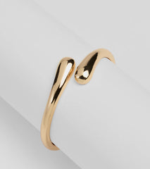 Sleek Structure Cuff Bracelet