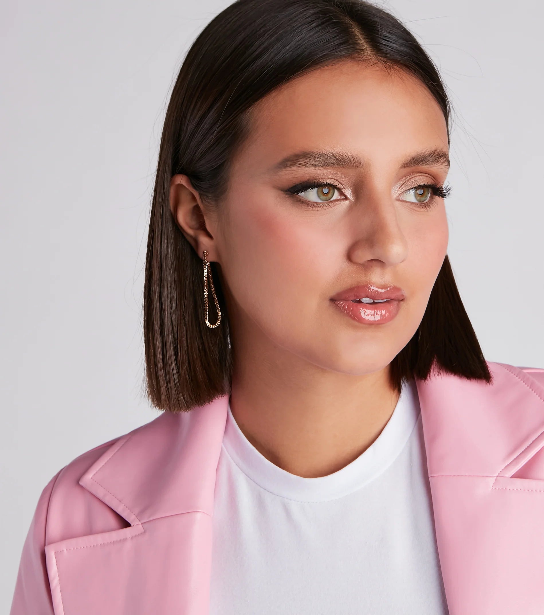 Chain To Chain Three Earrings Set