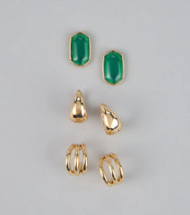 Mix It Up Three-Pack Earrings Set