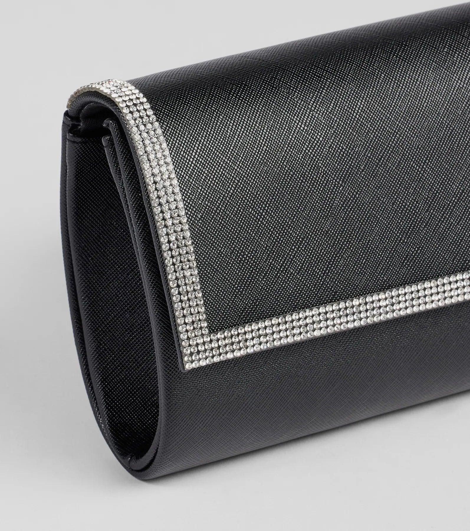 Sparkle Scene Rhinestone Foldover Clutch