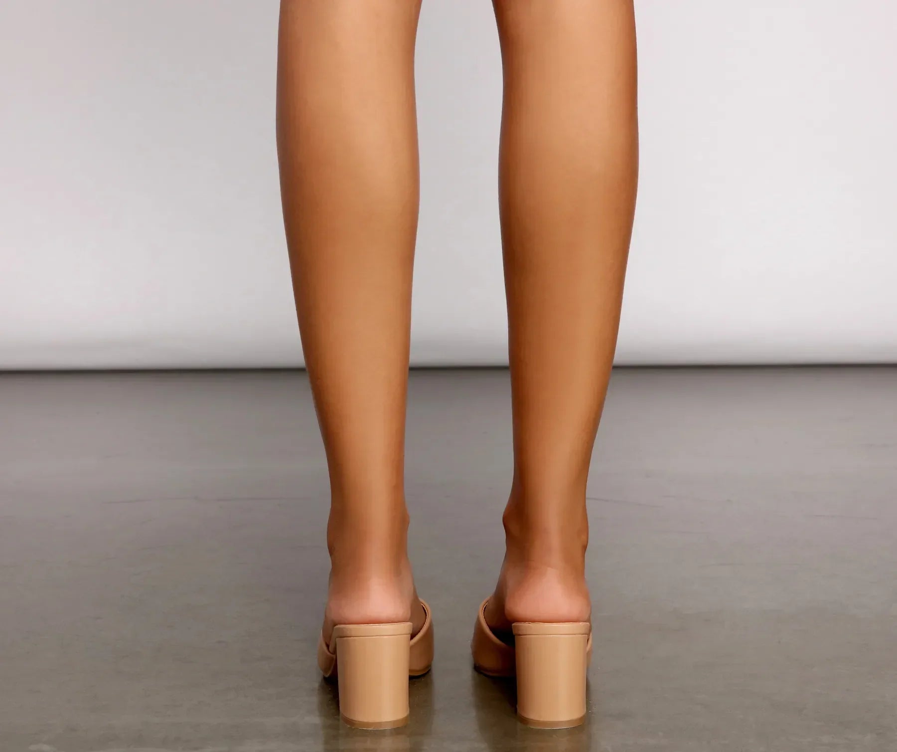 Elevated Style Block Heel Mules