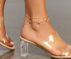 Pretty Glam Butterfly Anklet Set
