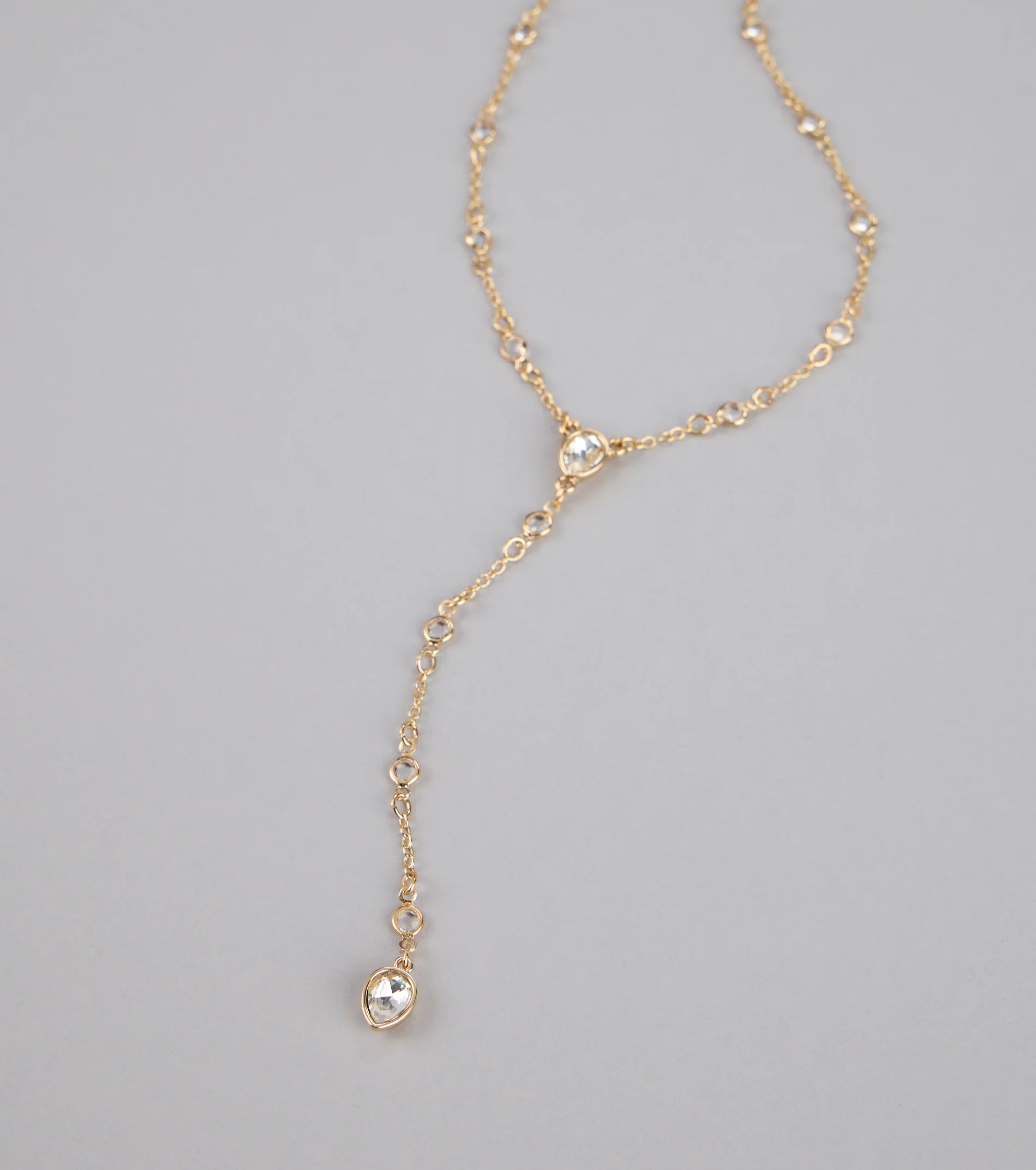 Dainty Glow Rhinestone Necklace