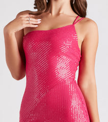 Renee Formal Sequin Long Slit Dress