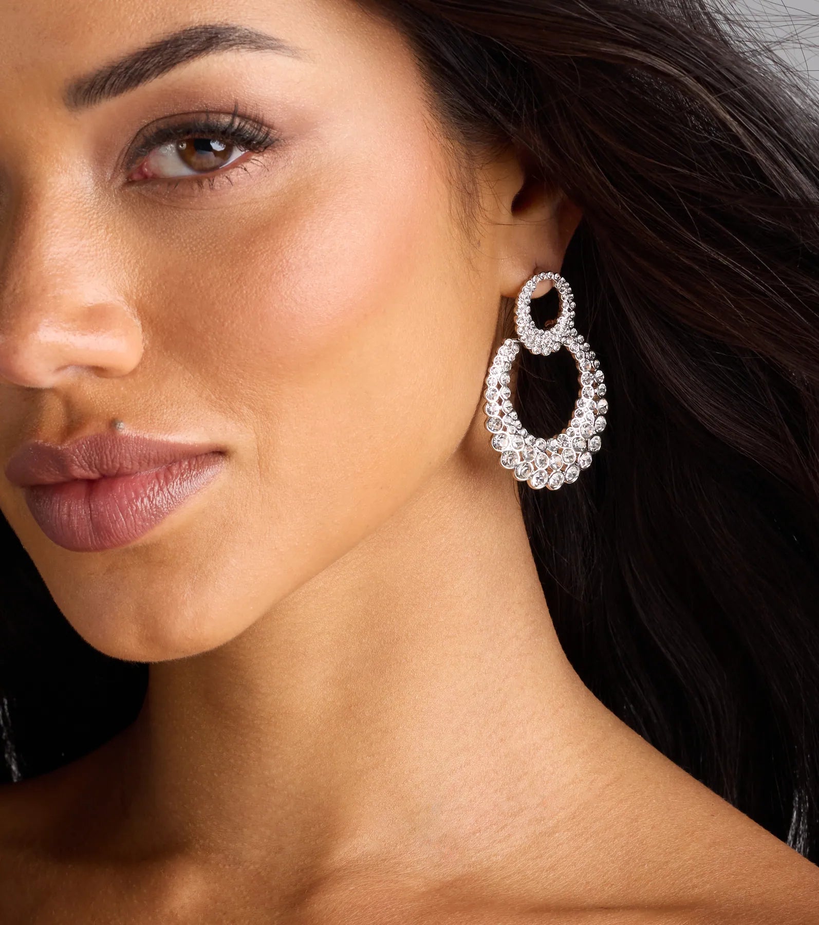 Endless Decadence Rhinestone Drop Earrings