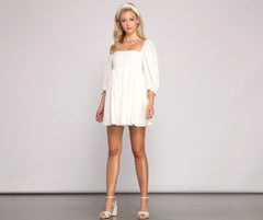 Sweet Style Babydoll Dress