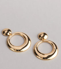 All About Shine Statement Earrings