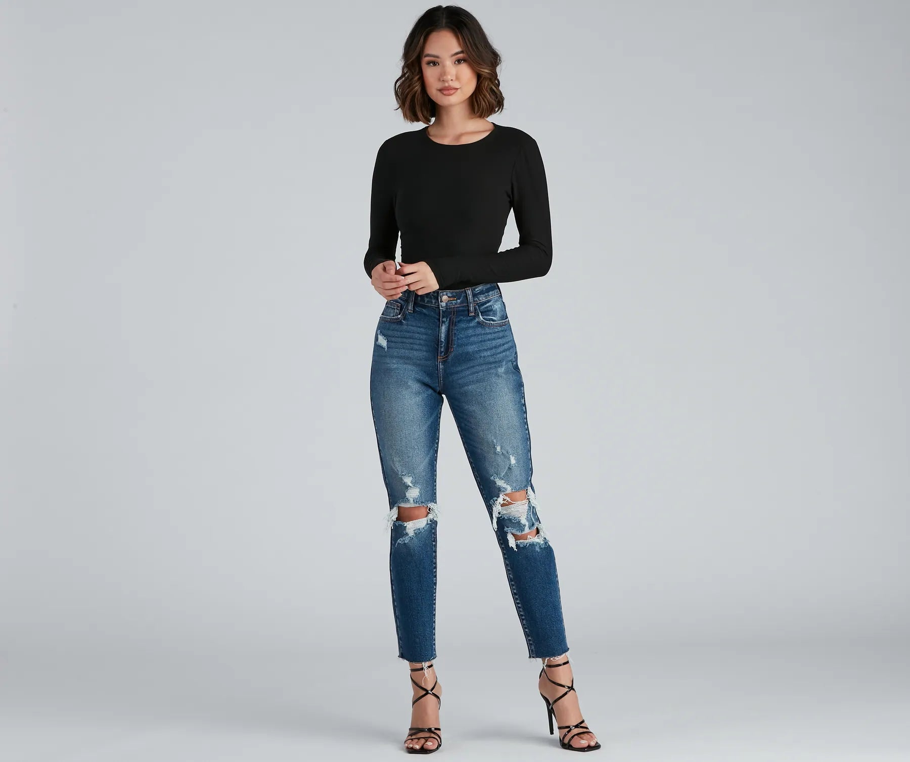 Truth Or Dare Lace-Up Top