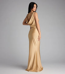 Elizabeth Low Back Mermaid Formal Dress