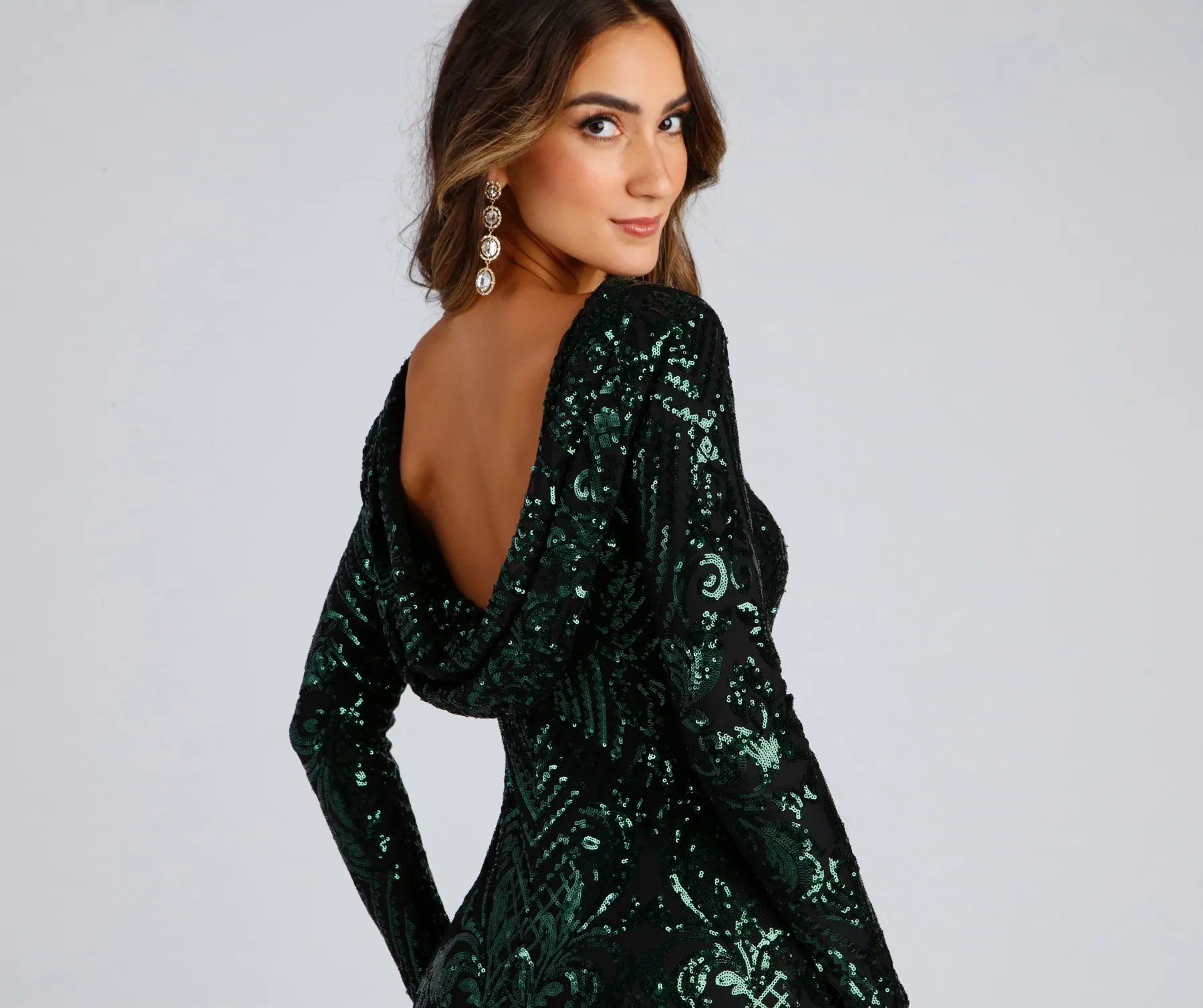 Rory Formal Sequin Mini Dress