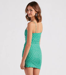 Flourish In Floral Print Mini Dress